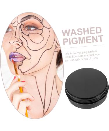 FRCOLOR Eyebrow Makeup Drawing Paste Eyebrow Practice Tool Eyebrow Cream Black Can Pigment Washable Miss 5x5cm As Shown - Buy Online on GoSupps.com