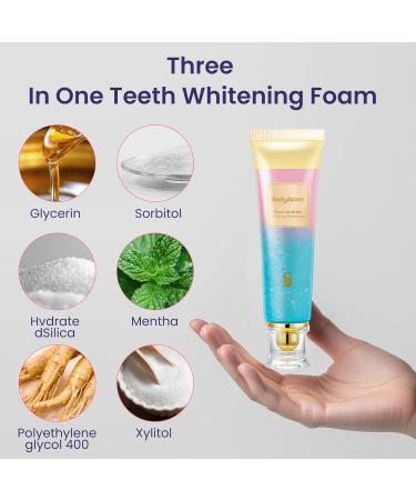 2 Pack BodyAccel Niacinamide Whitening Toothpaste Triple Whitening Niacinamide Toothpaste Brightens and Whitens Teeth Natural Gentle Fresh Breath 2pack - Buy Online on GoSupps.com