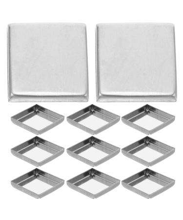 30 Pi ces Palette Fard Paupi res Vide Po les M talliques Carr es Recharge Aimant e pour Fard Joues et Maquillage DIY Organisateur Cosm tique