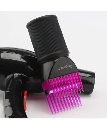 Segbeauty Blow Dryer Comb Attachment for Fine, Wavy, Curly Hair - Purple - Buy Online on GoSupps.com