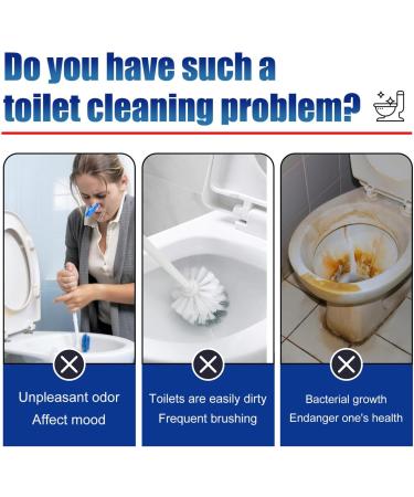 Bathroom Cleaning Tablets Household Toilet Bowl Cleaners 4pcs Automatic Cleaner Fast Acting Quick Dissolving Long-Lasting Tank 4pcs - Buy Online on GoSupps.com