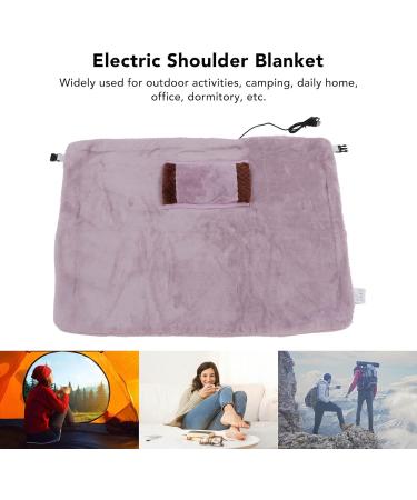 Boroco Electric Heating Blanket & Warm Scarf - 5V Low Voltage Safe USB Flannel Heating for Home & Office (Purple) - Buy Online on GoSupps.com