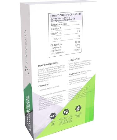 Bioavailable Liposomal Glutathione: Patented Formula for Rapid Absorption (30ml) - Pack of 1 - Buy Online on GoSupps.com