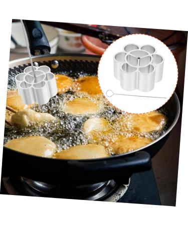 LABRIMP Fried Snack Mold Aluminum Fried Waffle Reusable Mold with Timbale Baking Ring Gadget Funnel Tool Multi-Holes Dough - Buy Online on GoSupps.com