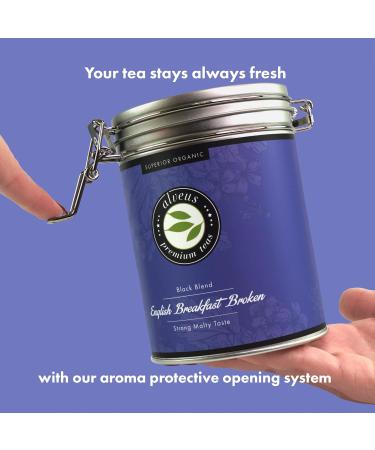  Alveus Alveus English Breakfast Broken BIO Loose Tea Box in Box of Black Tea from India 175g - Buy Online on GoSupps.com