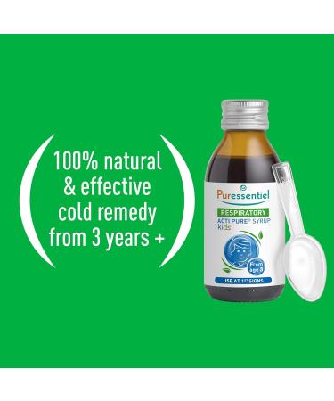 Puressentiel Respiratoire Sirop Acti Pure Nez-Gorge Enfant -3ans - Miel extraits d Erysimum et Sureau Vitamine D3 Go t naturel et d licieux 125 ml (Lot de 2) Pack of 2 - Buy Online on GoSupps.com