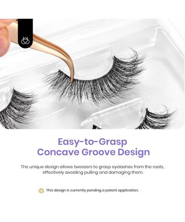 Buy Beetles Easy Lashes Zero Gravity Collection | 5 Pairs Wispy Fluffy Faux Eyelashes & Tweezers - Super Natural 3D Effect for Women - Buy Online on GoSupps.com