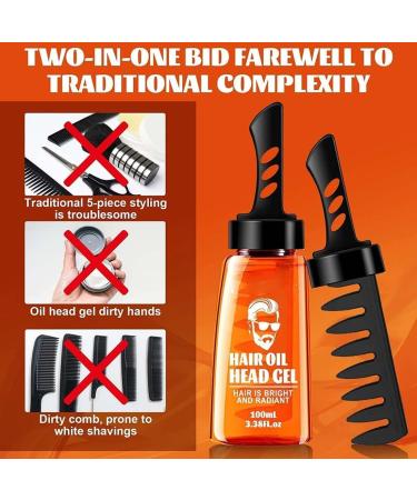 2 In 1 Hair Wax Comb East Moon Hair Oil Head Gel 2 In 1 Hair Wax Gel with Comb Wax Hair Comb (2pcs) - Buy Online on GoSupps.com