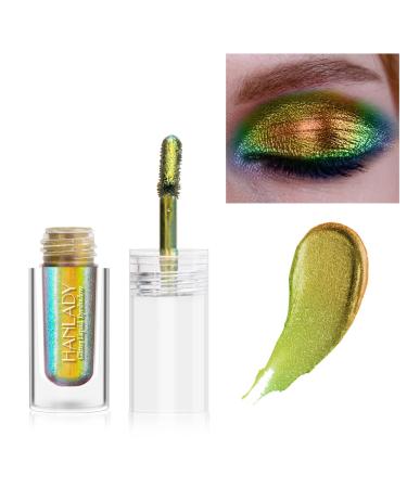 HANLADY Chameleon Eyeshadow Liquid Glitter Eye Makeup  Glitter Eyeshadow Intense Color Shifting Long Lasting with No Creasing  Quicky Dry & High Pigmented Shimmer Eye Shadow  Sunshine