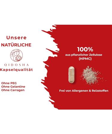 Buy Qidosha Pomegranate Extract Capsules | 70% Ellagic Acid | 180 Vegan Capsules | Premium 75:1 Extract | 1800mg Daily | German Quality - Buy Online on GoSupps.com