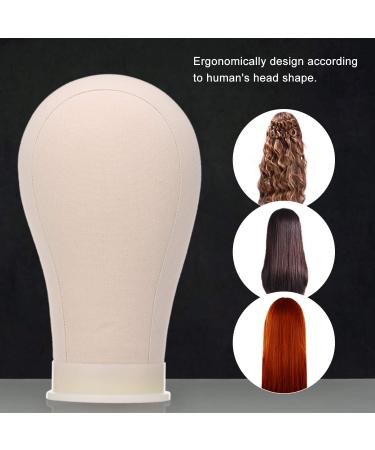 Buy Wig Stand & Cork Canvas Head - Mini Hairdressing Practice Head with 6 Fixed Needles - International Shipping - Buy Online on GoSupps.com