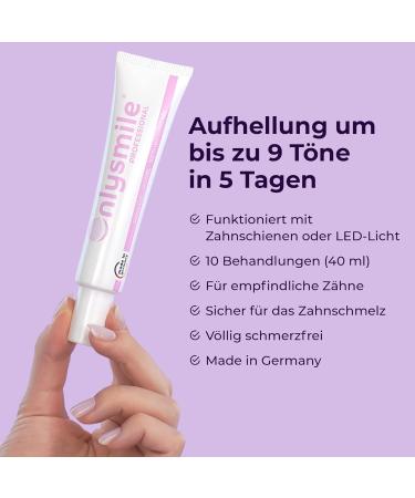 ONLYSMILE Teeth Whitening Gel | Instant Tooth Bleaching & Whitening | Cosmetic Tooth Cleaning for Bright White Teeth - Buy Online on GoSupps.com