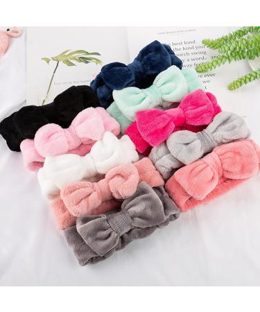 Tergy Facial Spa Headband - Soft Coral Fleece Makeup Hair Band (30PCS) - Buy Online on GoSupps.com