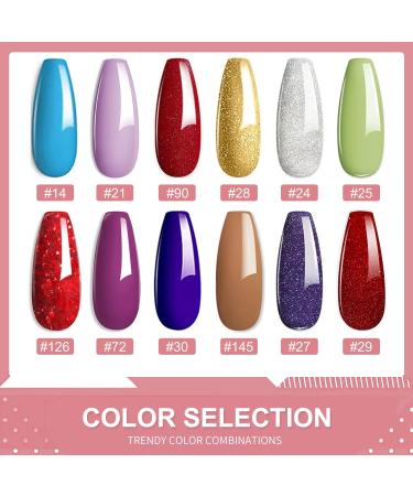 Rose Red Wine Glitter Sequins Dip Powder Nails - 28g/Box | Long-Lasting, No UV Light Needed | HJ-ND064B-No.126 - Buy Online on GoSupps.com