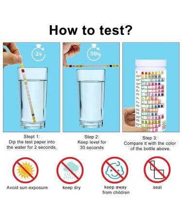 16 in 1 Aquarium Water Test Strips - Freshwater & Saltwater Testing Accurate Water Quality Analysis for Fish Ponds (100 Pieces) - Buy Online on GoSupps.com