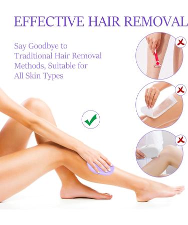 Crystal Hair Eraser for Hair Removal UQQU Crystal Hair Remover for Men and Women Magic Crystal Hair Remover with Gentle Skin Exfoliation Reusable Easy to Use Works On All Body Parts - Purple - Buy Online on GoSupps.com