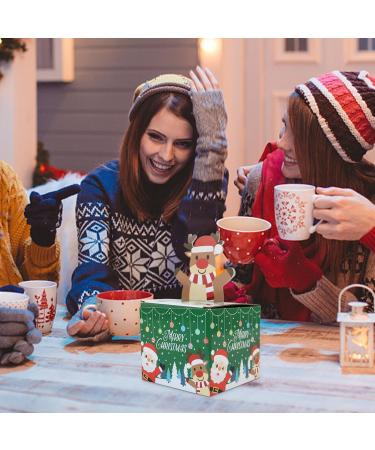 Christmas Money Boxes Set | Paper Christmas Money Box for Kids with 30 Bags Candy Box Holiday Cash Pull Package Box for Loved Person Green - Buy Online on GoSupps.com