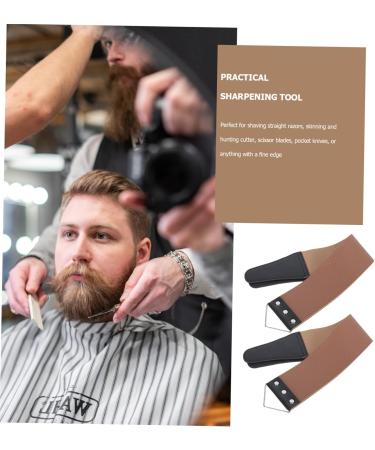 Beavorty 6-Part Double-Sided Belt Tool for Household & Salon - Razor Sharpening Leather Leash 46.5x6cm Assorted Colors (3 Pieces) - Buy Online on GoSupps.com