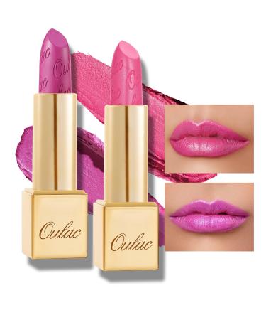 Oulac Metallic Shine Lipstick Set