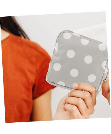 2pcs Sanitary Napkin Storage Bag - Decorative Cotton Makeup Pouches - Buy Online on GoSupps.com