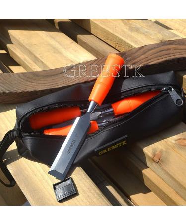 GREBSTK 4 Piece Wood Chisel Tool Sets Sturdy Chrome Vanadium Steel Chisel Woodworking Tools with Leather Bag  4PCS  1/4 inch 1/2 inch 3/4 inch 1 inch Regular Size Grip - Buy Online on GoSupps.com