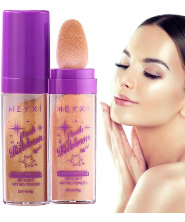 Fairy Powder Highlighter - Body Shimmer Powder Highlighter Makeup Stick - Face and Body Highlighter Smooth Fairy Highlight Patting Powder for Hair Face Eyes Body Tmay 03# - Buy Online on GoSupps.com