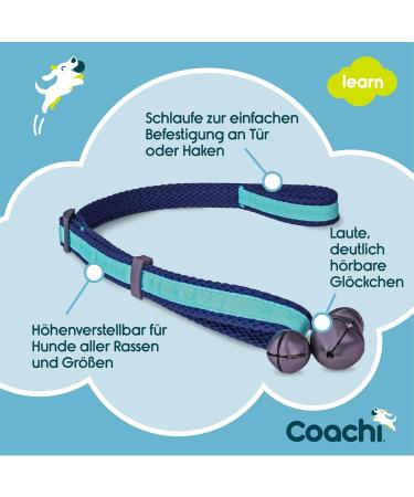 Coachi Toilet Training Bells for Puppies & Dogs | Adjustable User-Friendly No Door Scratching | Best Dog Training Accessories - Buy Online on GoSupps.com