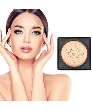 Boobeen - Foundation Mushroom Head Air Cushion - Base Makeup CC Cream Moisturizing Natural Concealer Lasting Nude Makeup - Brightening Pigment BB Cream Foundation Even Skin Tone 50 g (Pack of 1) Natural skin tone - Buy Online on GoSupps.com