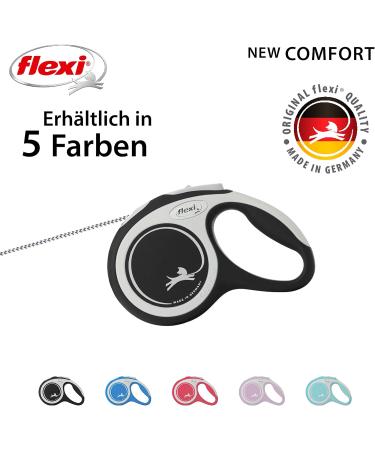 Buy Flexi Dog Leash - Extendable with Soft Handle 3m/5m/8m for Dogs 8-20kg XS Black | International Shipping Available - Buy Online on GoSupps.com