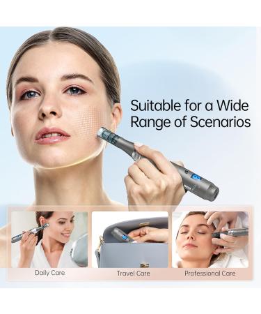 Dr.pen M8 Microneedling Pen Wireless Professional Micro Needling Pen Skin Care Tool Kit for Face and Body Auto Microneedling Device Set for Face 6 Speeds with 10 Nano Round Cartridges (UK Plug) - Buy Online on GoSupps.com