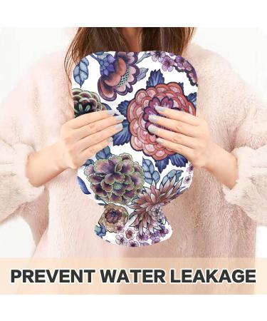 Traditional Naanle Dahlia Flowers Hot Water Bottle 2L Heating Bag for Pain Relief & Cold Therapy Handfoots Heat Therapy - Buy Online on GoSupps.com
