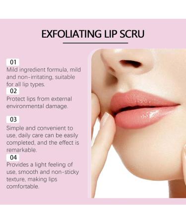 Lip Scrub Natural Moisturizing Lip Scrub with Sugar Lip Care Products Relieves Dry and Flaky Lips (1PC 30G) - Buy Online on GoSupps.com