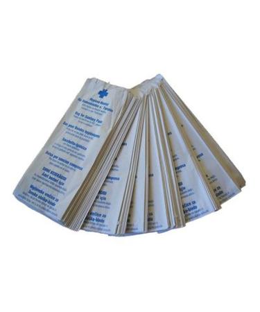Pack of 100 hygiene bags paper bags for sanitary pads and tampons hygiene bags
