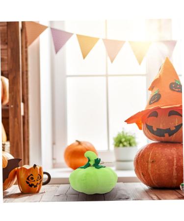 Artibetter Halloween Decoration Fabric Pumpkin Mini Plushies Photo Props Fall Decorations Halloween Pumpkin Pumpkin Green 15X15X14CM - Buy Online on GoSupps.com