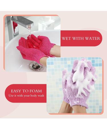 Exfoliating Gloves for Smooth Skin - 40 Pieces Body Scrub Gloves for Dead Skin Removal | Bath and Shower Exfoliator for Men and Women - 20 Colors - Buy Online on GoSupps.com
