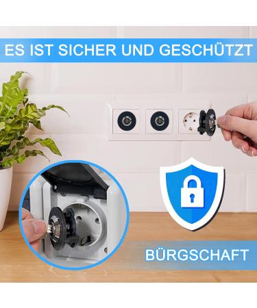 4 Pack Child Locking Sockets - Lockable Power Outlets to Prevent Electricity Theft - Buy Online on GoSupps.com