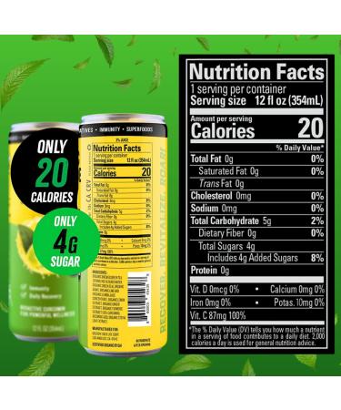 Golden Tiger Organic Sparkling Turmeric Lemonade with Green Tea - 12 Cans | Bio Active Curcumin + Ginger | Plant Based Immunity & Recovery Support - Buy Online on GoSupps.com