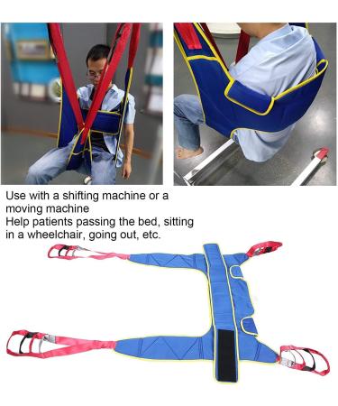 Patient Lift Sling Elderly Sitting Transfer Belt Lift Sling Divided Leg Sling with Head Support Reusable Universal Transfer Belt Patient Elderly Sitting Transfer Belt Lift Sling - Buy Online on GoSupps.com