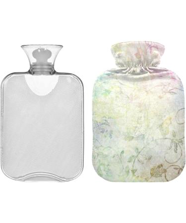 Naanle Vintage Flower Hot Water Bottle with Cover - 2L Heat Therapy for Back Pain Relief Hand & Foot Warmer - Buy Online on GoSupps.com