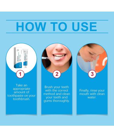 Cleaning Toothpaste - Removes Tough Stains Boosts Teeth Brightness Strengthens Teeth Long-Lasting Freshness Easy Daily Use(1pcs) - Buy Online on GoSupps.com