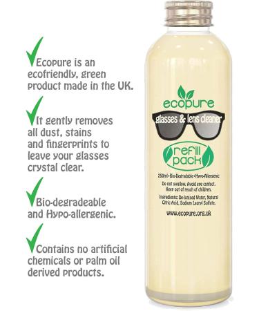 Glasses & Lens Cleaning Fluid Refill - 500ml | Premium Lens Cleaner - Buy Online on GoSupps.com