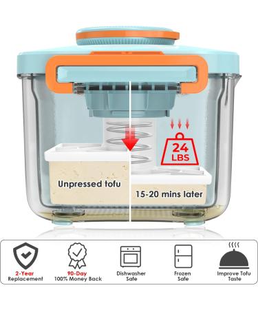 Adjustable Tofu Press - Quickly Remove Water Dishwasher-Safe & BPA-Free | Perfect Gift for Tofu Lovers - Buy Online on GoSupps.com