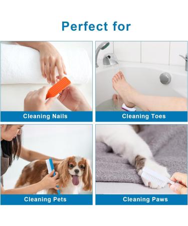 DAYGOS Nail Brush - 12pcs Handle Grip Nail Brushes for Cleaning Fingernails - Buy Online on GoSupps.com