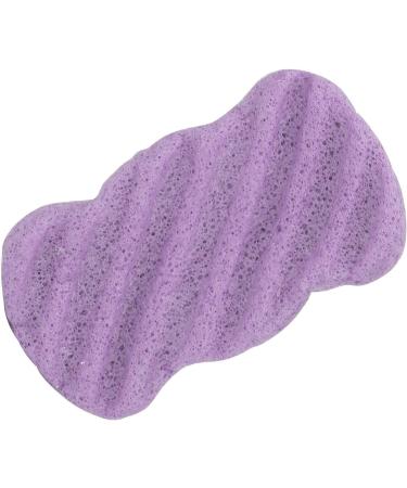 Konjac Facial Sponge Cleaner Sponge Made of Vegetable Fiber Clay Sponges for Normal Sensitive Skin Dirty Peeling Bathroom Sponge Dry Condition Long Wave (Lavender Violet) - Buy Online on GoSupps.com