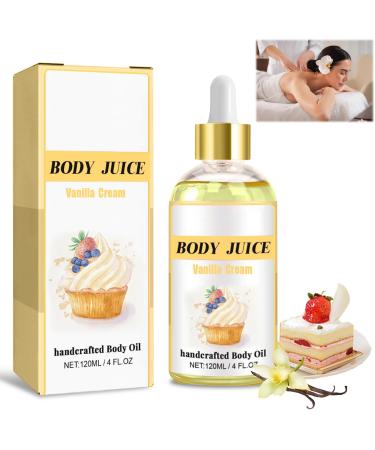 XdealCozyxc Vanilla Body Oil for Women Firming Skin Moisturising Body Oil for Dry Skin (120ml)
