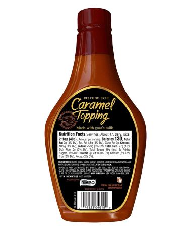 Coronado Cajeta Quemada - Regular Flavor 23.1 oz Squeeze Bottle - Buy Online on GoSupps.com