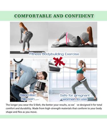 Si Belt - Sacroiliac Belt for Back Pain Relief | Dainley Sciatica Belt for Men & Women - Alleviate Pelvis & Lumbar Pain - Buy Online on GoSupps.com