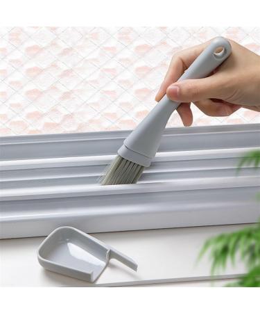 2Pcs Window Groove Cleaning Brush Windows Slot Cleaner for Door Floor Gap Keyboard Brush Dustpan 2In1 Household Cleaning Tools Kit (Color : White Gray Size : 2pcs) 2pcs White Gray - Buy Online on GoSupps.com