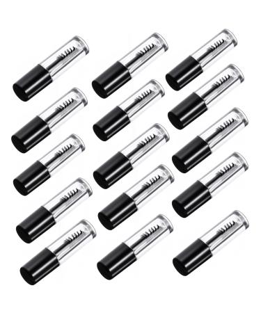 NOLITOY 20pcs Empty Eyelashes Lip Gloss Clear Mascara Tube Mascara Tubes Empty Miss Self Made Eyelash Brush