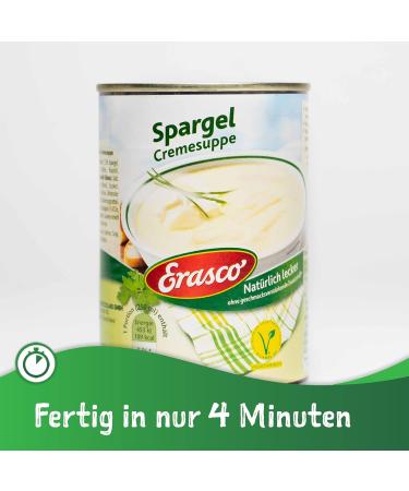 Erasco Asparagus Cream Soup - Pack of 3 (3 x 390 ml) | International Shipping Available - Buy Online on GoSupps.com